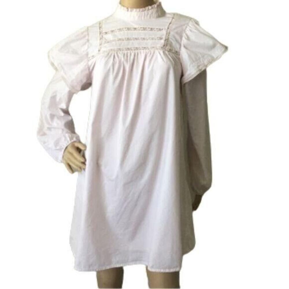 Wild Fable Pastel Pink Cottagecore Dress NWT XS